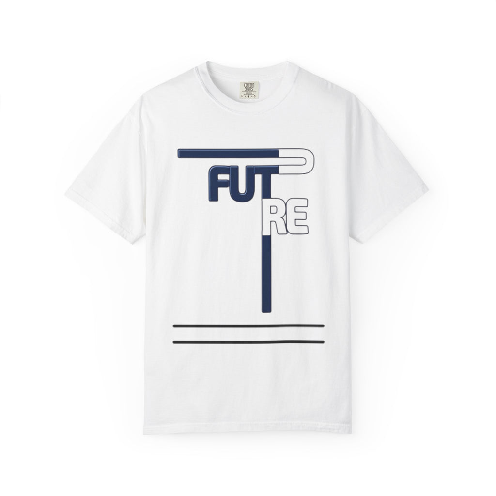 Future Graphic T-Shirt — Minimalist Futuristic Typography Tee