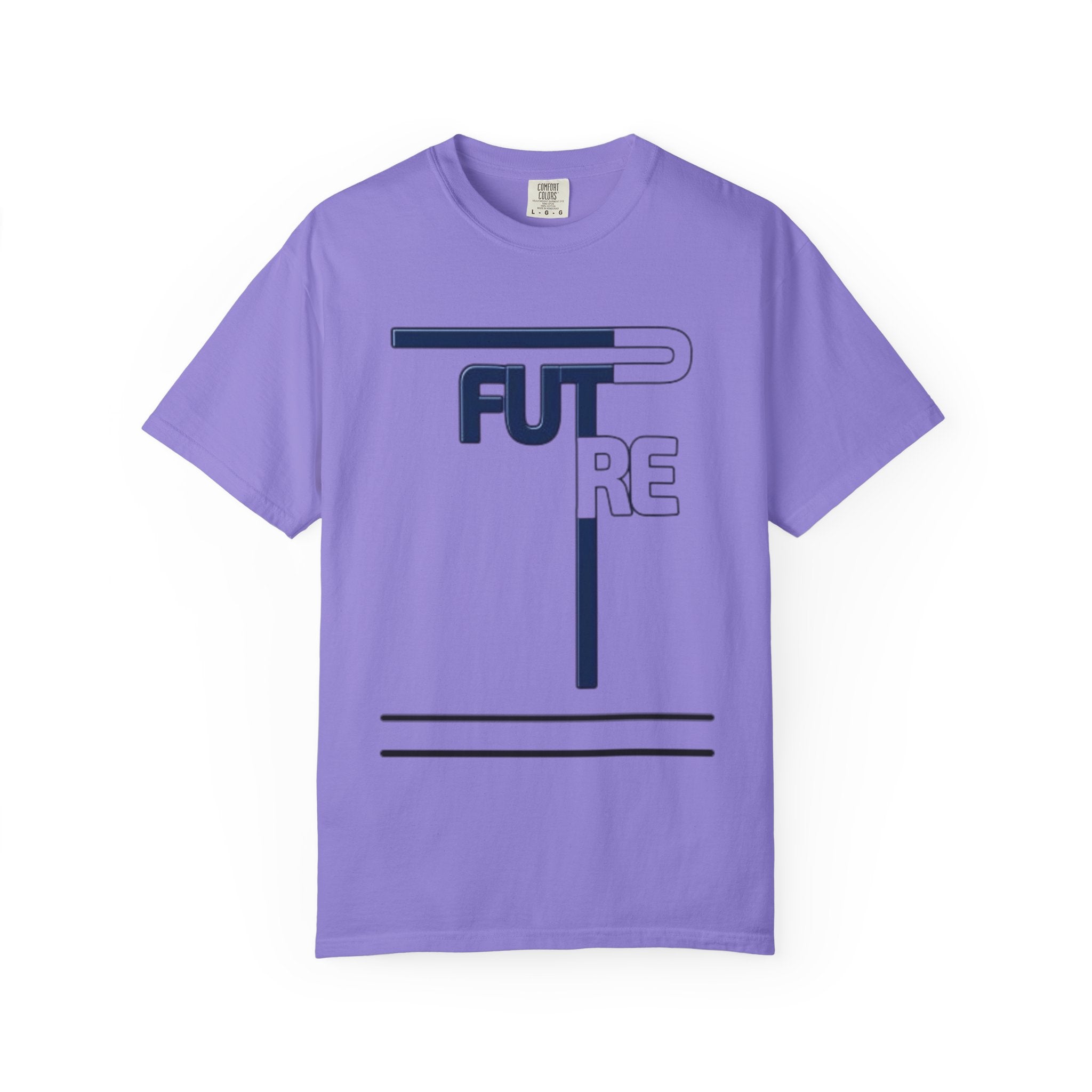Future Graphic T-Shirt — Minimalist Futuristic Typography Tee