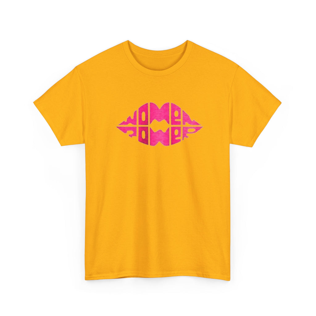 Women Power Lip Print T-Shirt — Feminist Graphic Tee