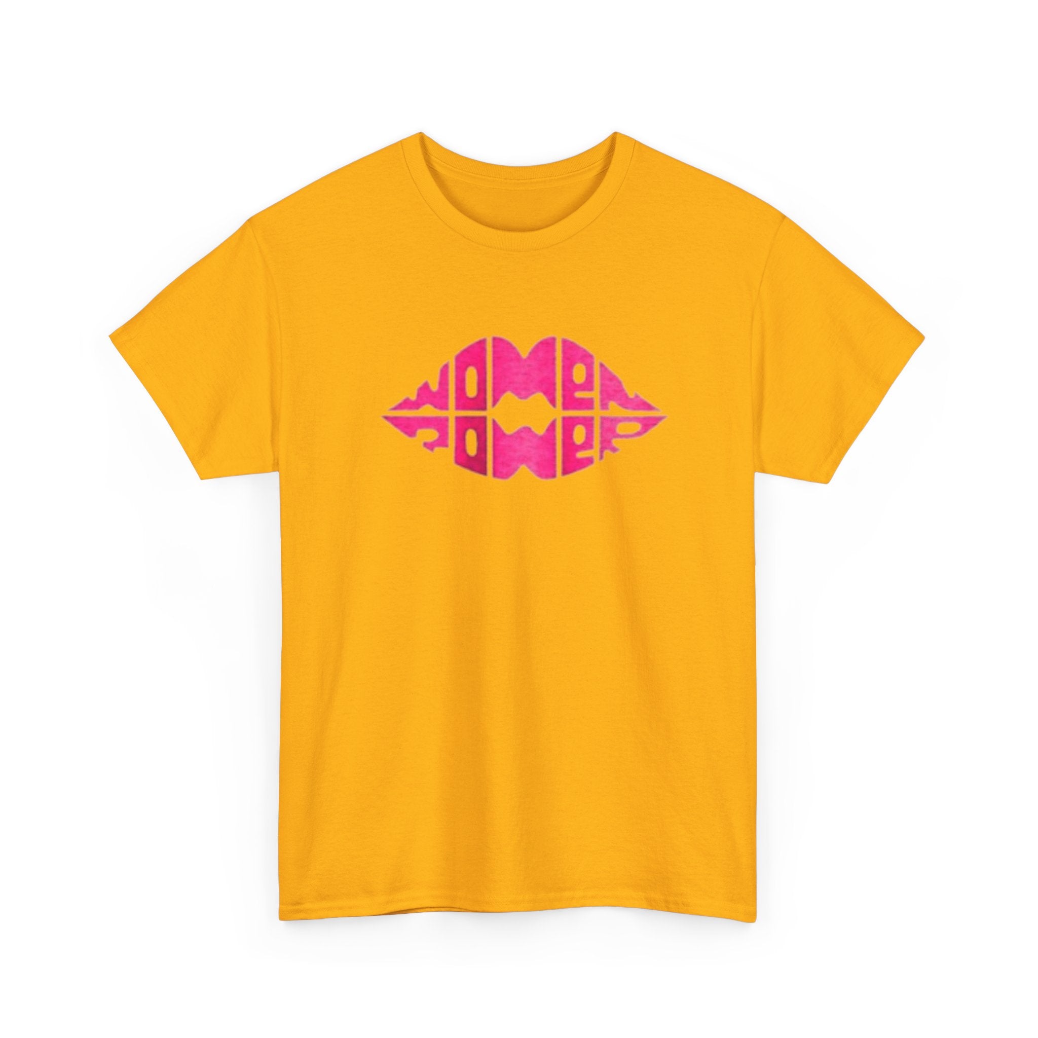 Women Power Lip Print T-Shirt — Feminist Graphic Tee