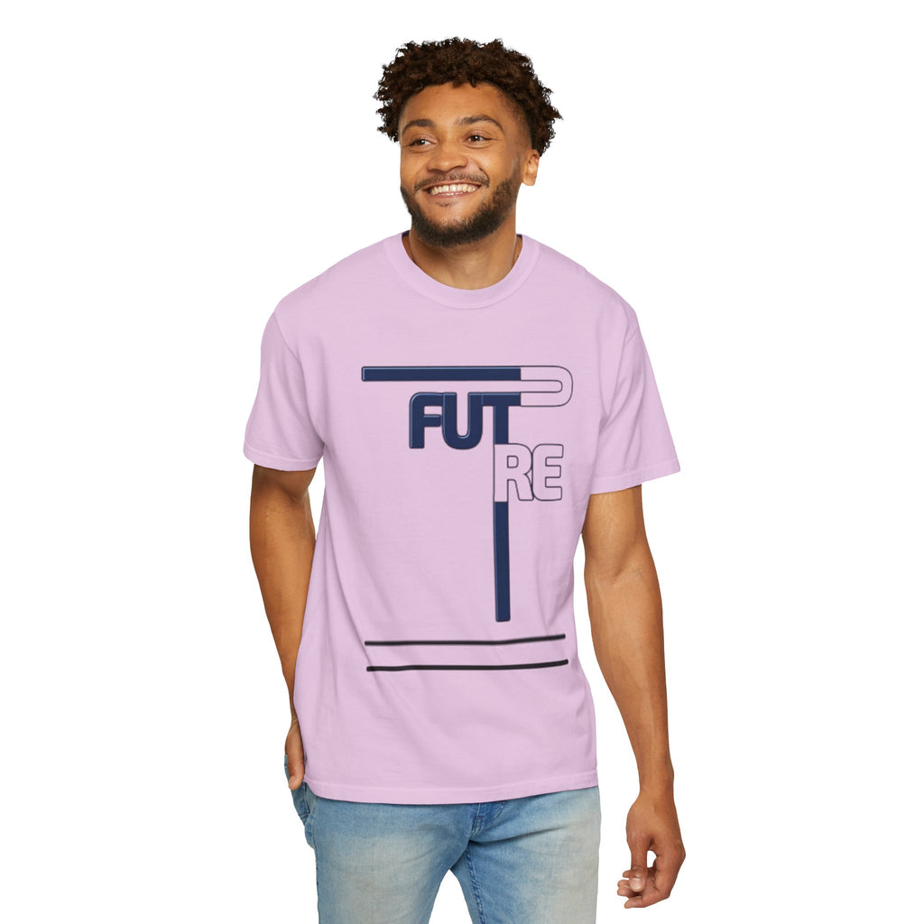 Future Graphic T-Shirt — Minimalist Futuristic Typography Tee