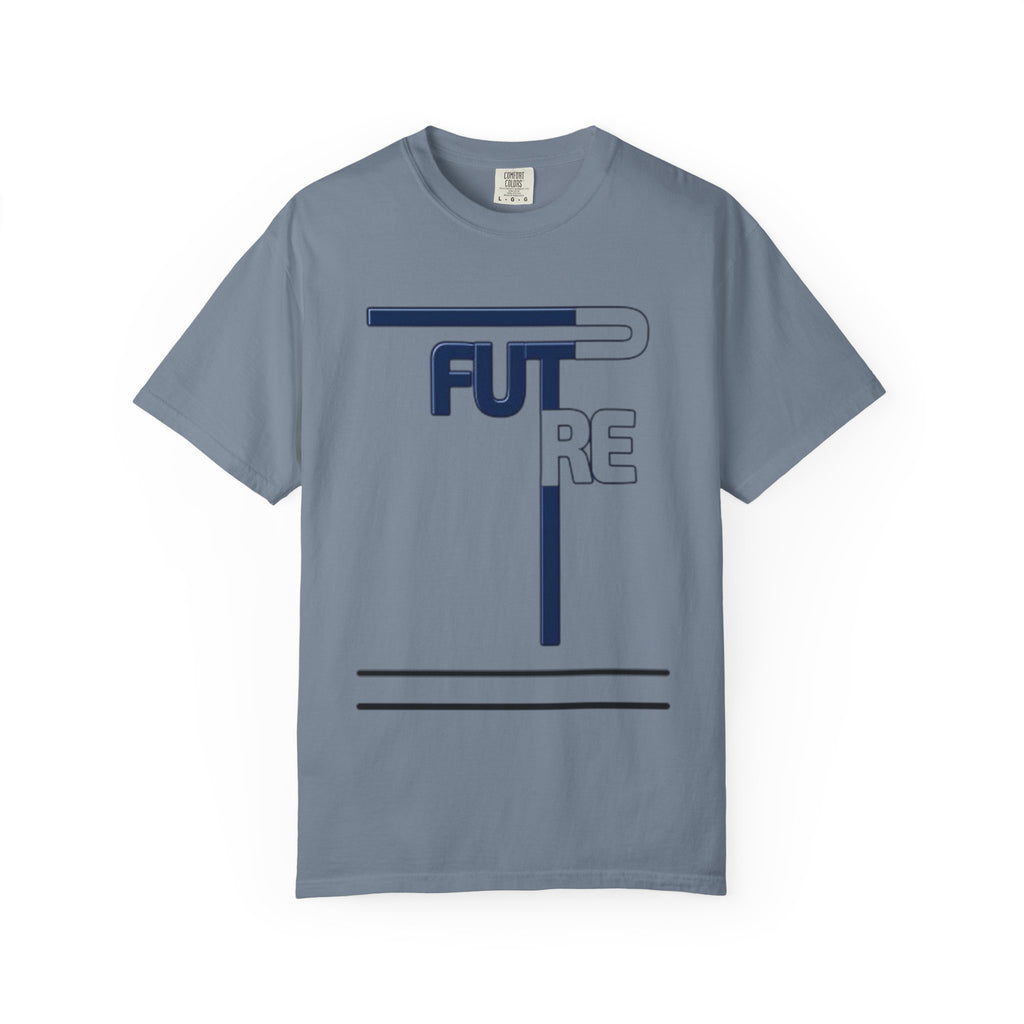 Future Graphic T-Shirt — Minimalist Futuristic Typography Tee