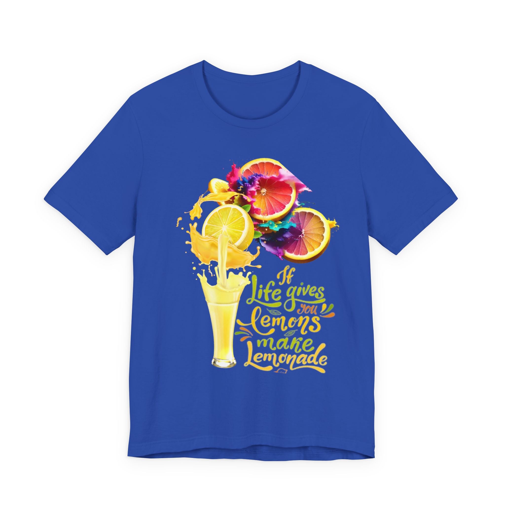 Lemonade Vibes T-Shirt — "If Life Gives You Lemons Make Lemonade" Colorful Citrus Tee