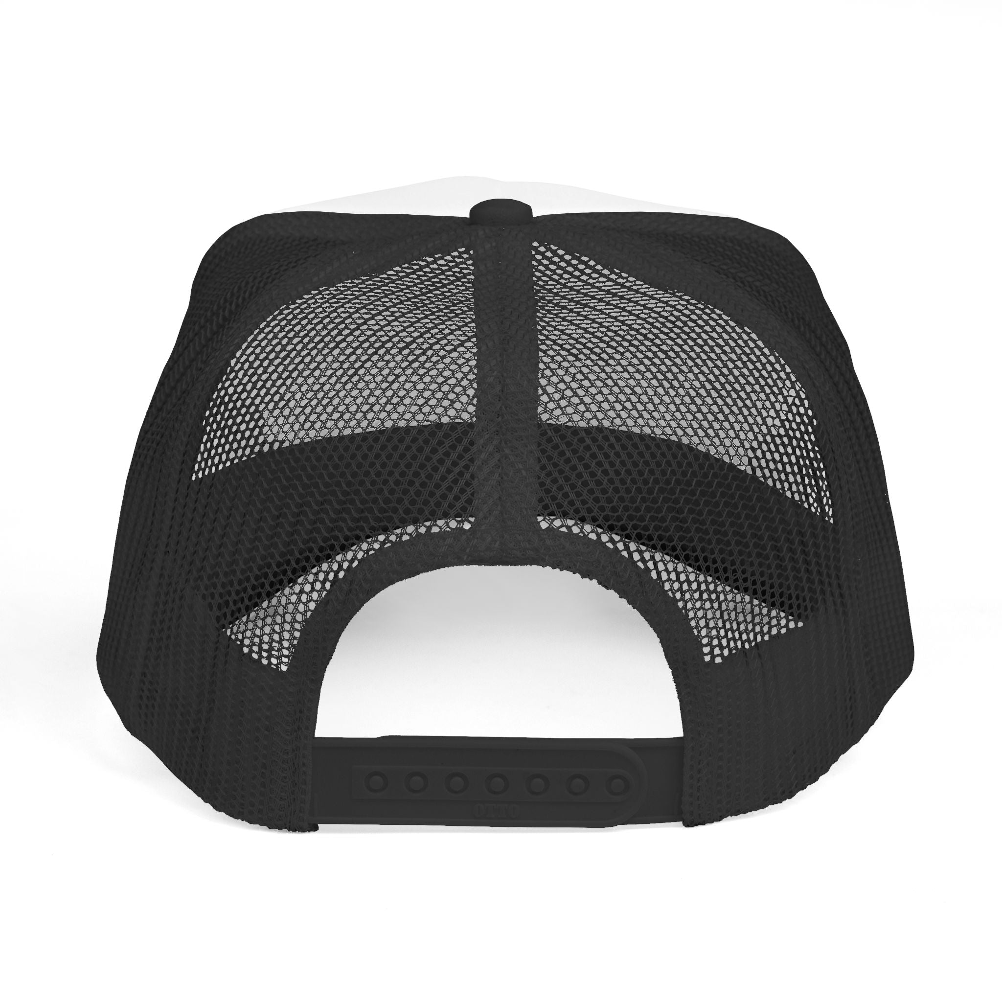 Golf Silhouette Trucker Hat — Golfer & Golf Cart Mesh Cap