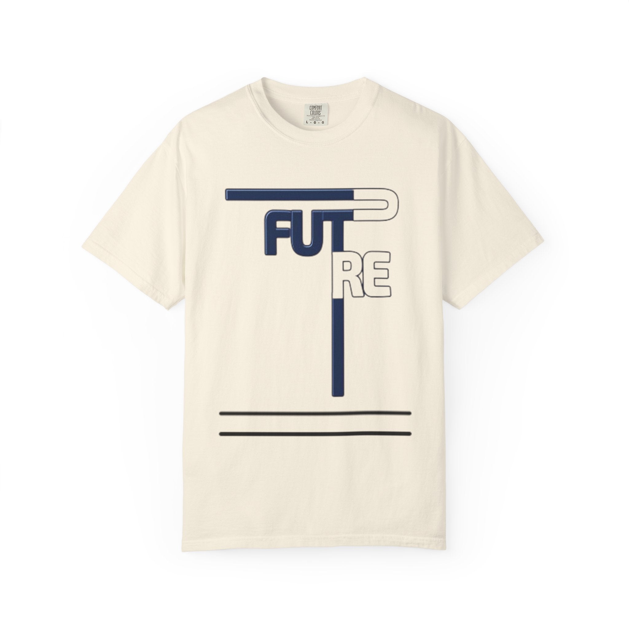 Future Graphic T-Shirt — Minimalist Futuristic Typography Tee