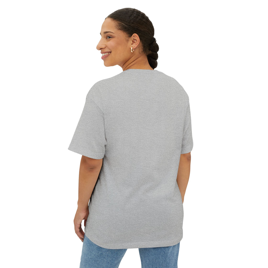 Eagle Face Tee — “the secret to move is to move” Oversized Boxy T‑Shirt