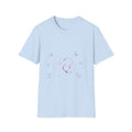 Heart Bubble T-Shirt — Pastel Purple Heart and Bubbles Tee