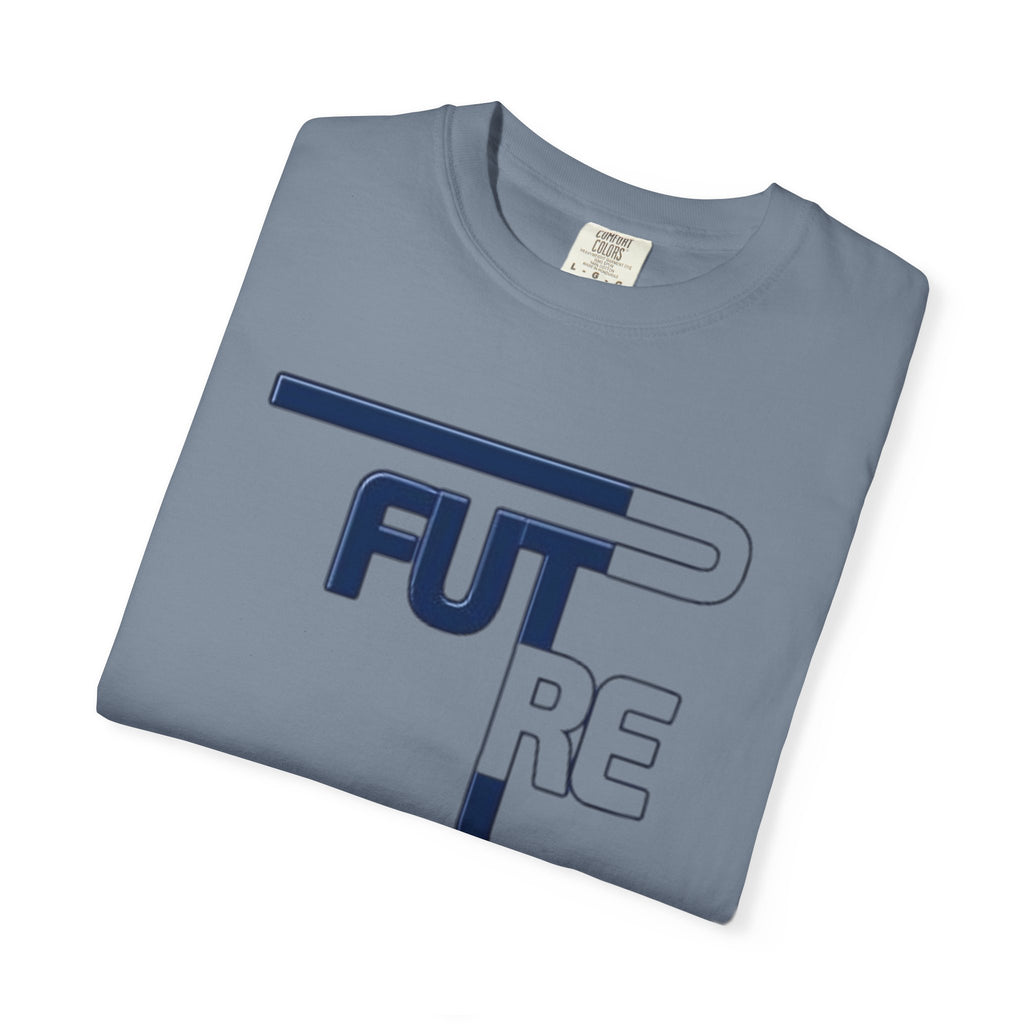 Future Graphic T-Shirt — Minimalist Futuristic Typography Tee