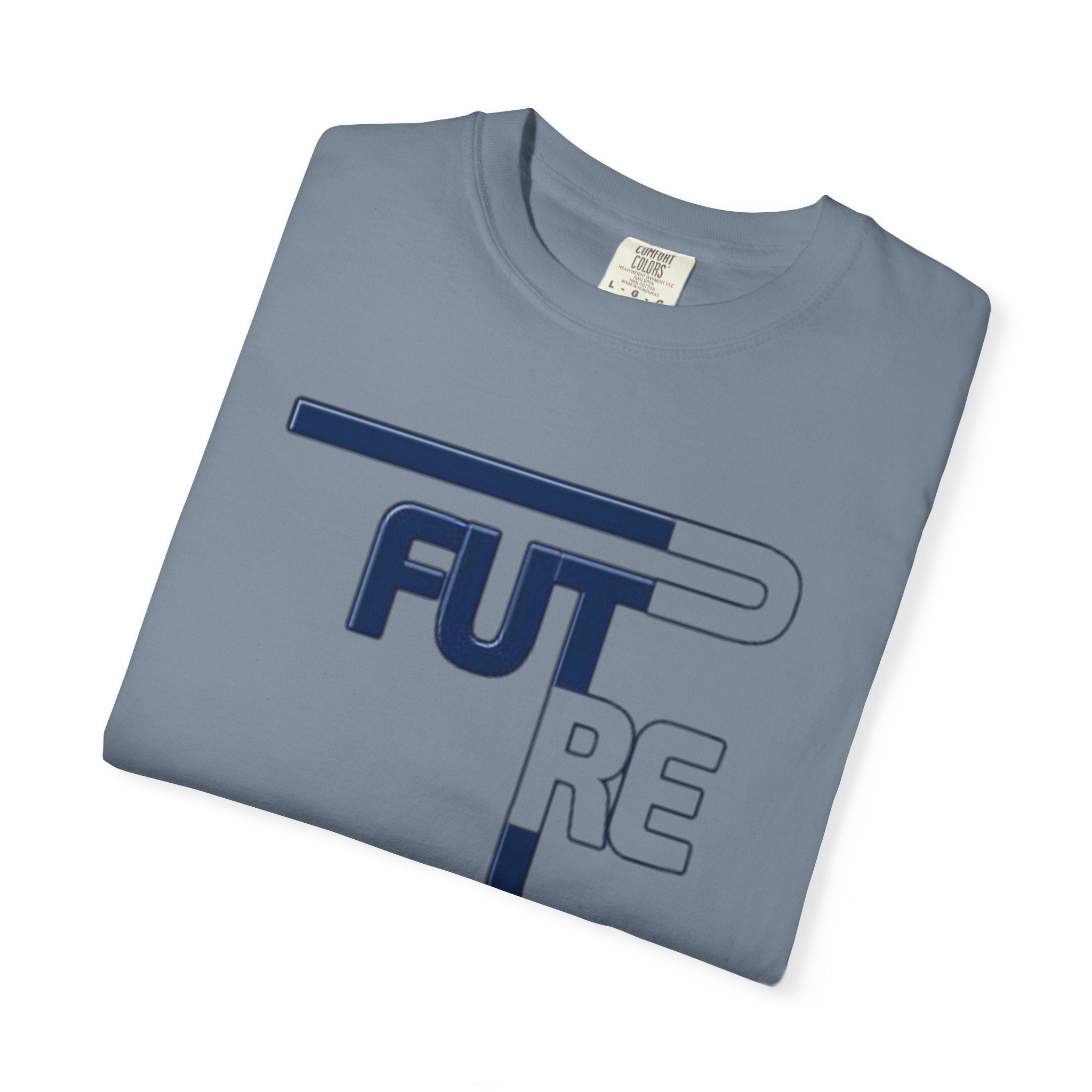 Future Graphic T-Shirt — Minimalist Futuristic Typography Tee