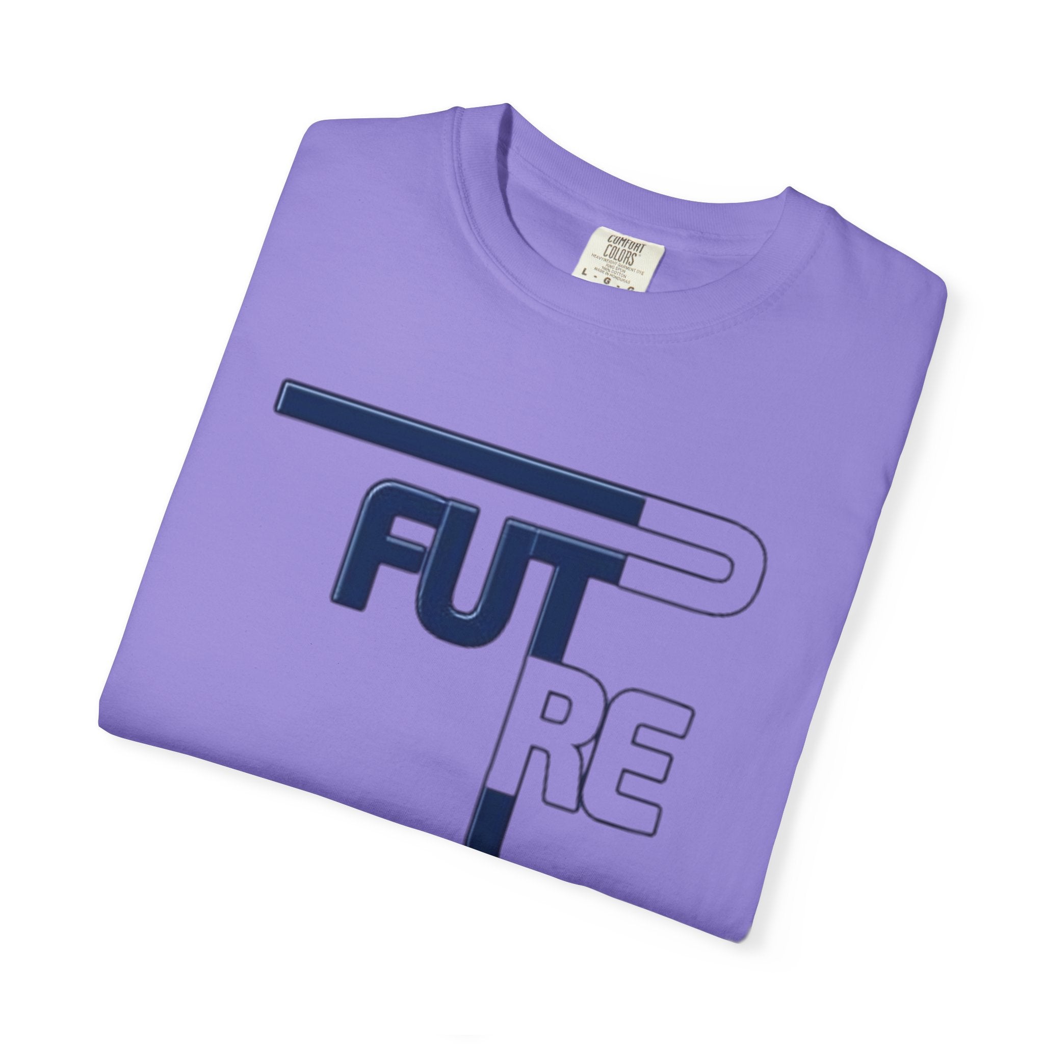 Future Graphic T-Shirt — Minimalist Futuristic Typography Tee