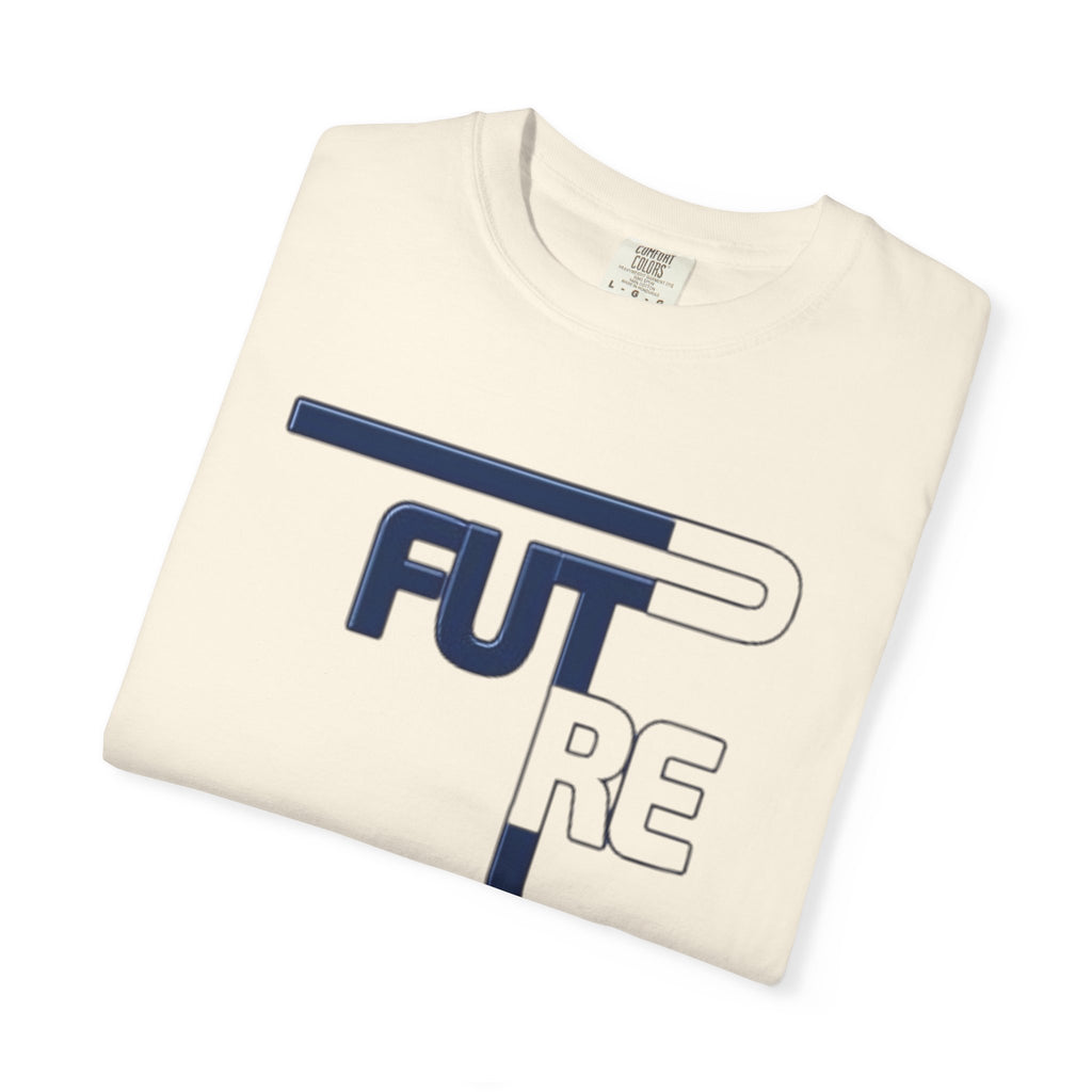 Future Graphic T-Shirt — Minimalist Futuristic Typography Tee