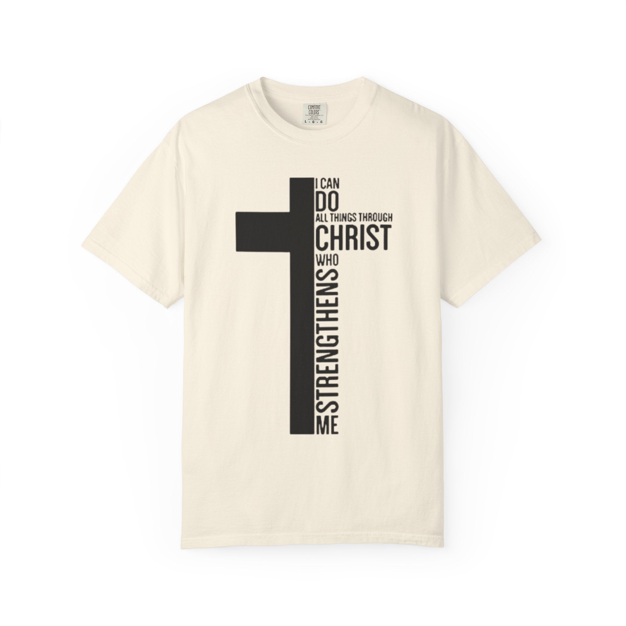 "I Can Do All Things" Cross Christian T-Shirt — Philippians Faith Tee