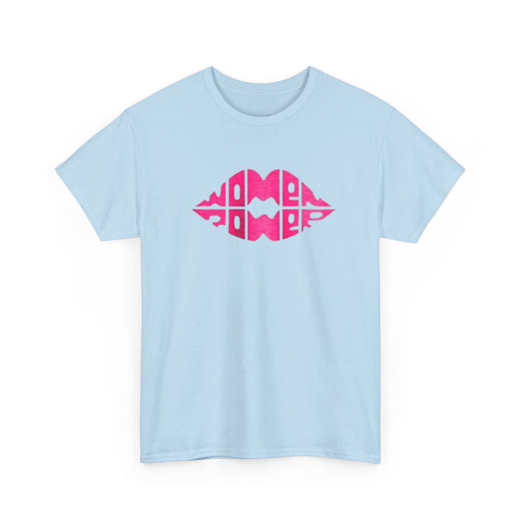 Women Power Lip Print T-Shirt — Feminist Graphic Tee