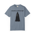 Doubt Is Witchcraft T-Shirt — Gothic Hooded Cloak Graphic Tee